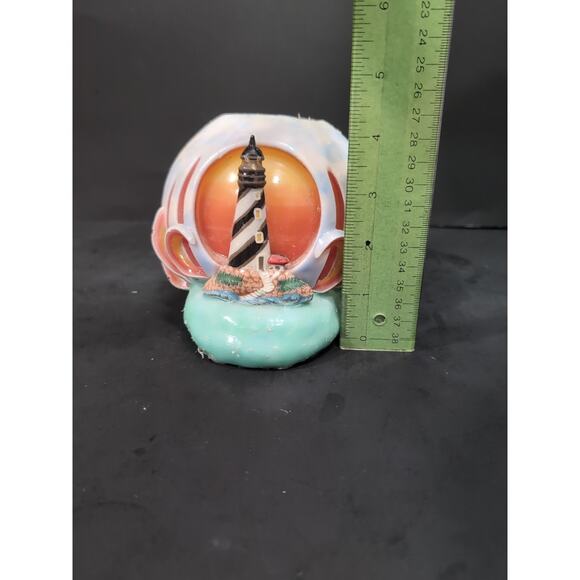 Light House By the Sea Candle, Ornate Nautical Decorative, Layered Candle - Picture 7 of 8